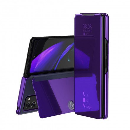 Skal För Samsung Galaxy Z Fold 2 Multifunktionell Spegeleffekt