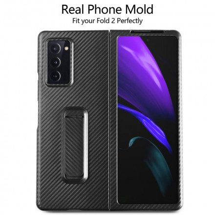 Skal För Samsung Galaxy Z Fold 2 Texturerad Med Handsfree-support