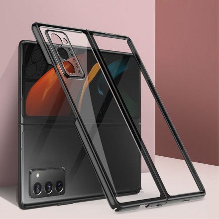 Skal För Samsung Galaxy Z Fold 2 Transparenta Metalliska Kanter Gkk