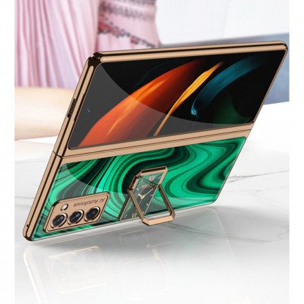 Skal För Samsung Galaxy Z Fold 2 Vintageklocka Och Gkk-fäste