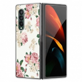 Skal För Samsung Galaxy Z Fold 3 5G Frihetsblommor