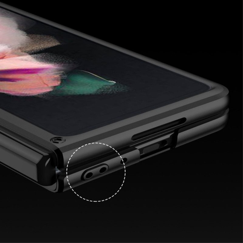 Skal För Samsung Galaxy Z Fold 3 5G Gkk Support Ring Camouflage
