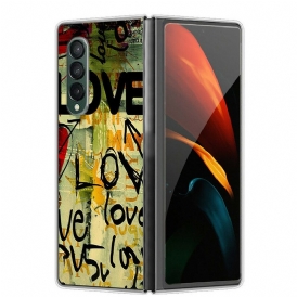 Skal För Samsung Galaxy Z Fold 3 5G Kärlek Och Kärlek