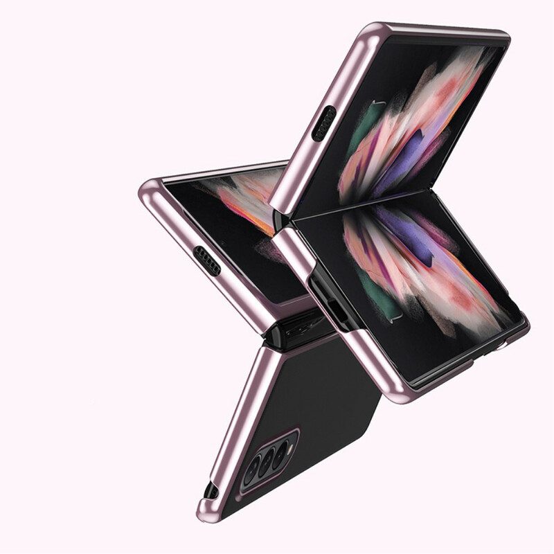 Skal För Samsung Galaxy Z Fold 3 5G Klar I Metallstil