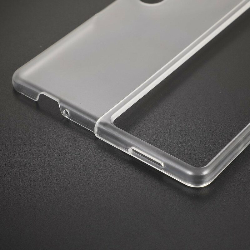 Skal För Samsung Galaxy Z Fold 3 5G Matt Klar Plast