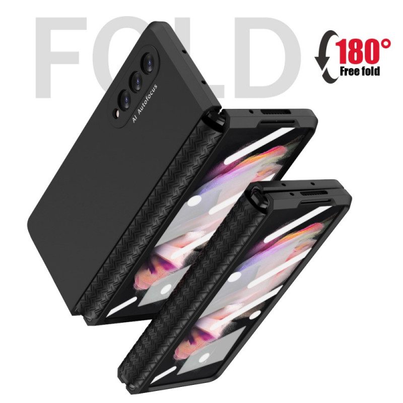 Skal För Samsung Galaxy Z Fold 3 5G Med Skärmskydd Och Gångjärn