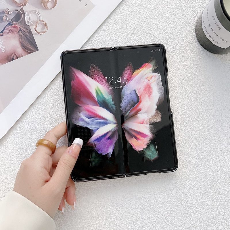 Skal För Samsung Galaxy Z Fold 3 5G Skärmskydd Och Ringhållare