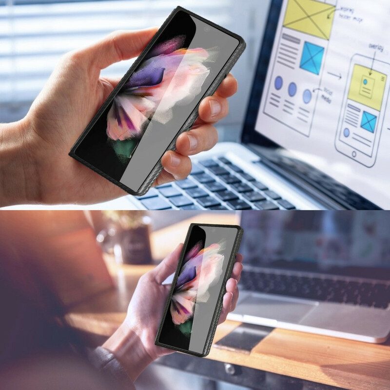 Skal För Samsung Galaxy Z Fold 3 5G Skyddsfodral Fäst Och Skärmskydd