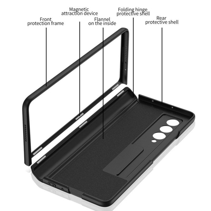 Skal För Samsung Galaxy Z Fold 3 5G Styvt Plaststöd Gkk