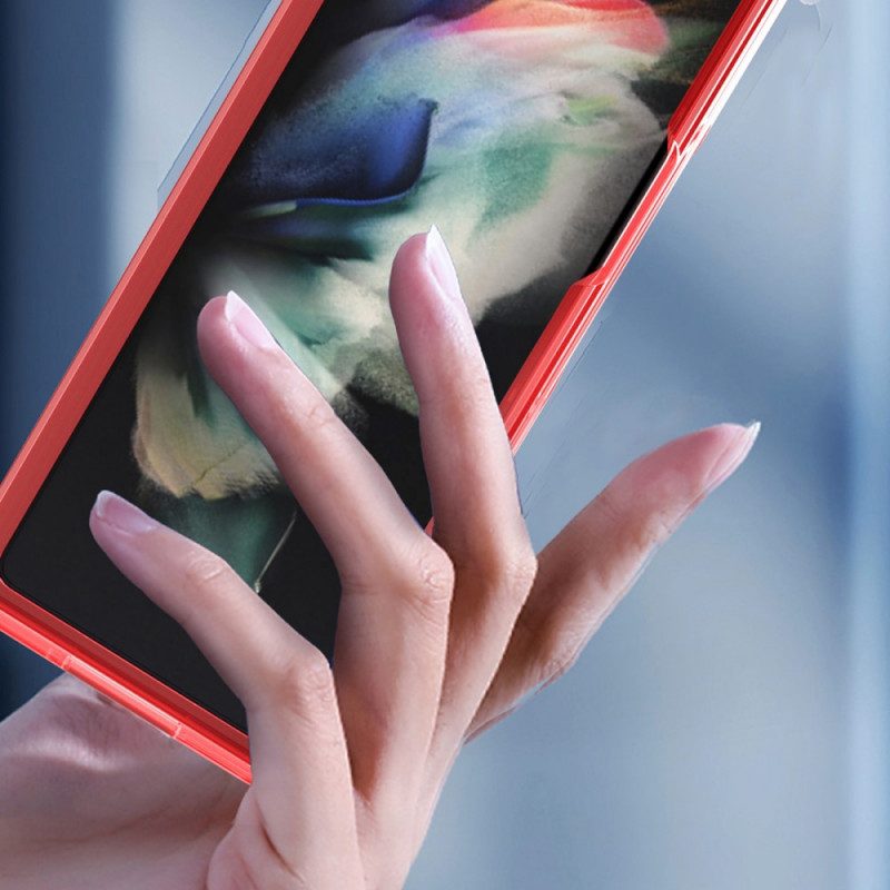 Skal För Samsung Galaxy Z Fold 3 5G Transparenta Färgade Kanter
