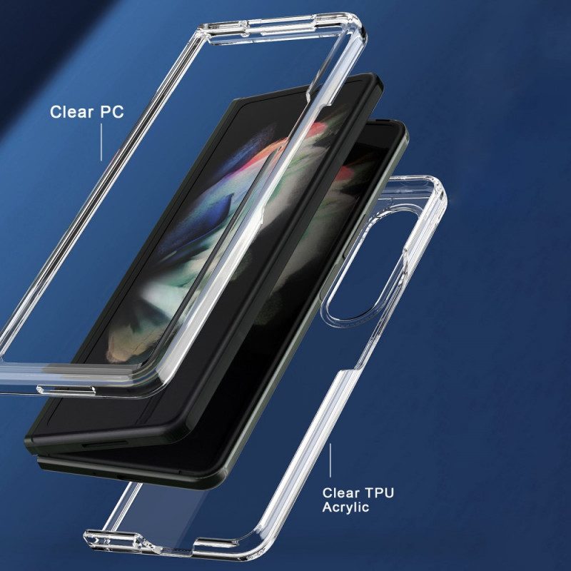 Skal För Samsung Galaxy Z Fold 3 5G Transparenta Färgade Kanter