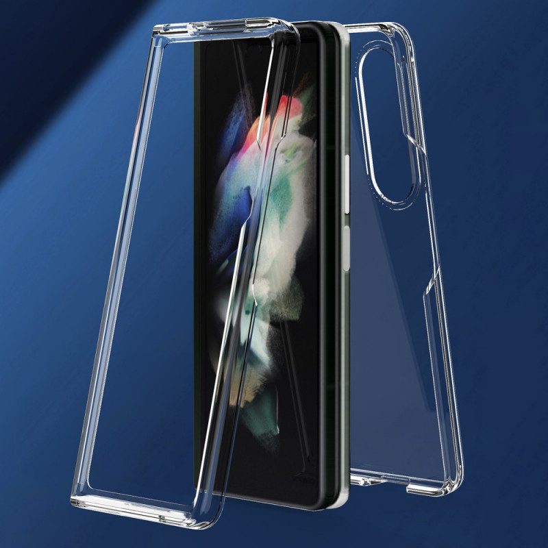 Skal För Samsung Galaxy Z Fold 3 5G Transparenta Färgade Kanter