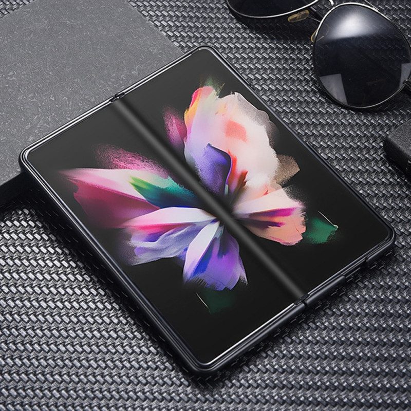 Skal För Samsung Galaxy Z Fold 4 Beständigt Konstläderaffär