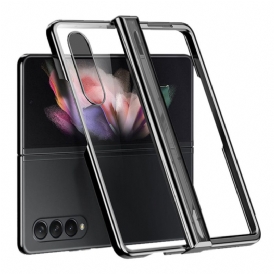 Skal För Samsung Galaxy Z Fold 4 Klar Metallisk Gångjärn