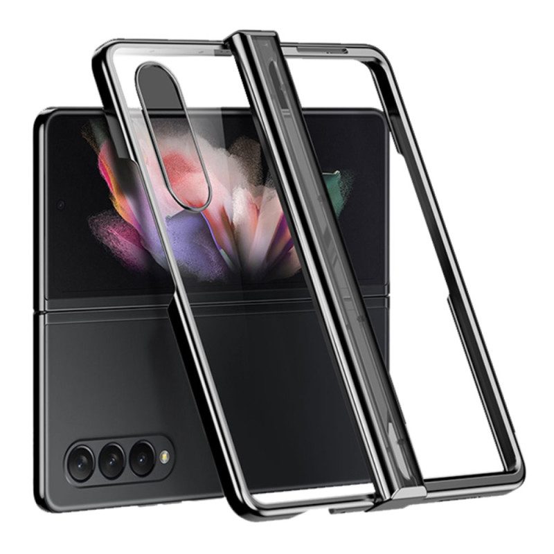 Skal För Samsung Galaxy Z Fold 4 Klar Metallisk Gångjärn