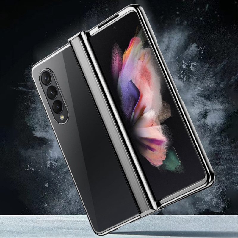 Skal För Samsung Galaxy Z Fold 4 Klar Metallisk Gångjärn