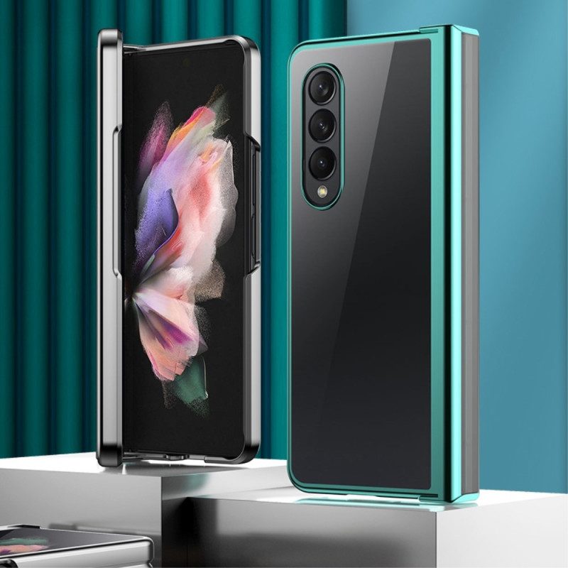 Skal För Samsung Galaxy Z Fold 4 Klar Metallisk Gångjärn