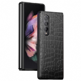 Skal För Samsung Galaxy Z Fold 4 Klassisk Croc