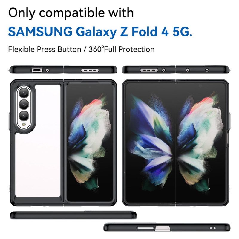 Skal För Samsung Galaxy Z Fold 4 Plastfärg