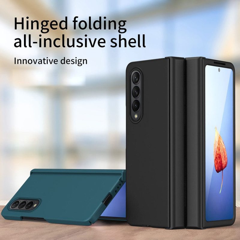 Skal För Samsung Galaxy Z Fold 4 Skyddsfodral Totalskyddsfilm Och Gångjärn