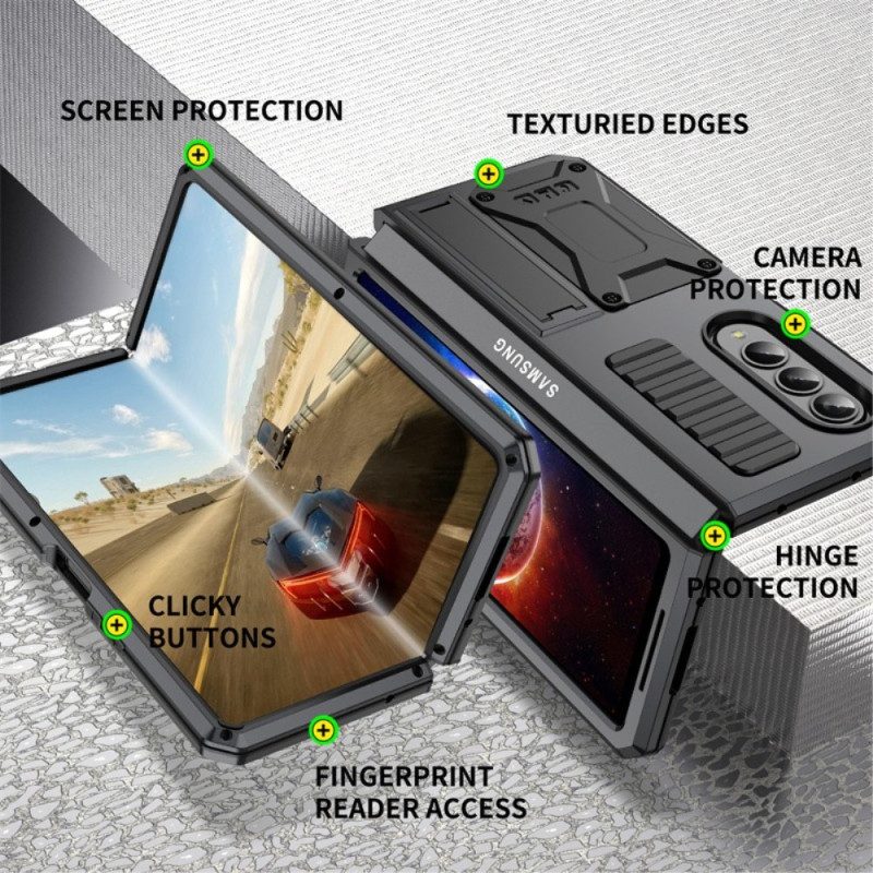 Skal För Samsung Galaxy Z Fold 4 Ultra-resistenta Trippelmaterial