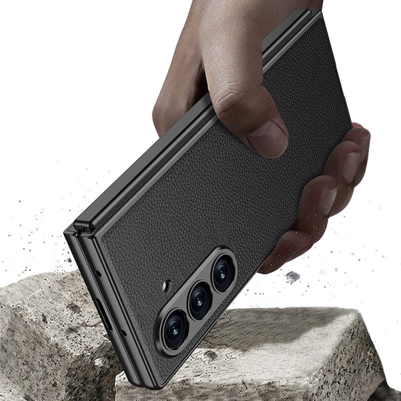 Skal För Samsung Galaxy Z Fold 7 Gkk Konstläder