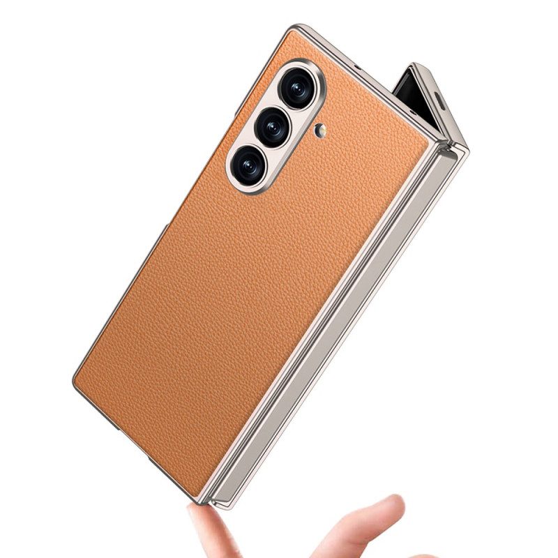 Skal För Samsung Galaxy Z Fold 7 Gkk Konstläder