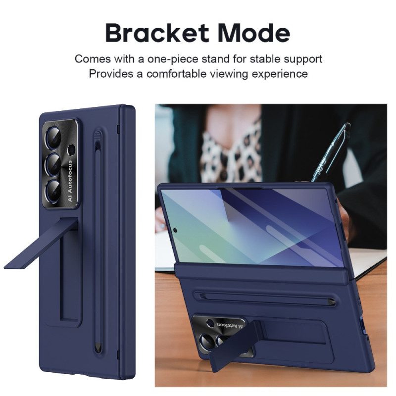 Skal För Samsung Galaxy Z Fold 7 Klassiskt Stativ Och Stylus
