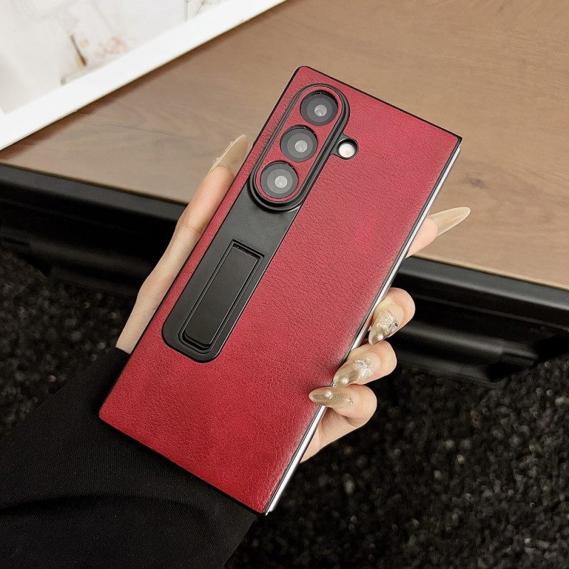 Skal För Samsung Galaxy Z Fold 7 Konstläder