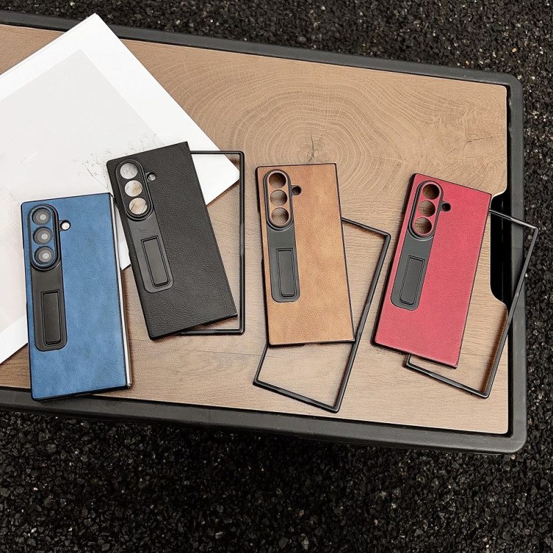 Skal För Samsung Galaxy Z Fold 7 Konstläder