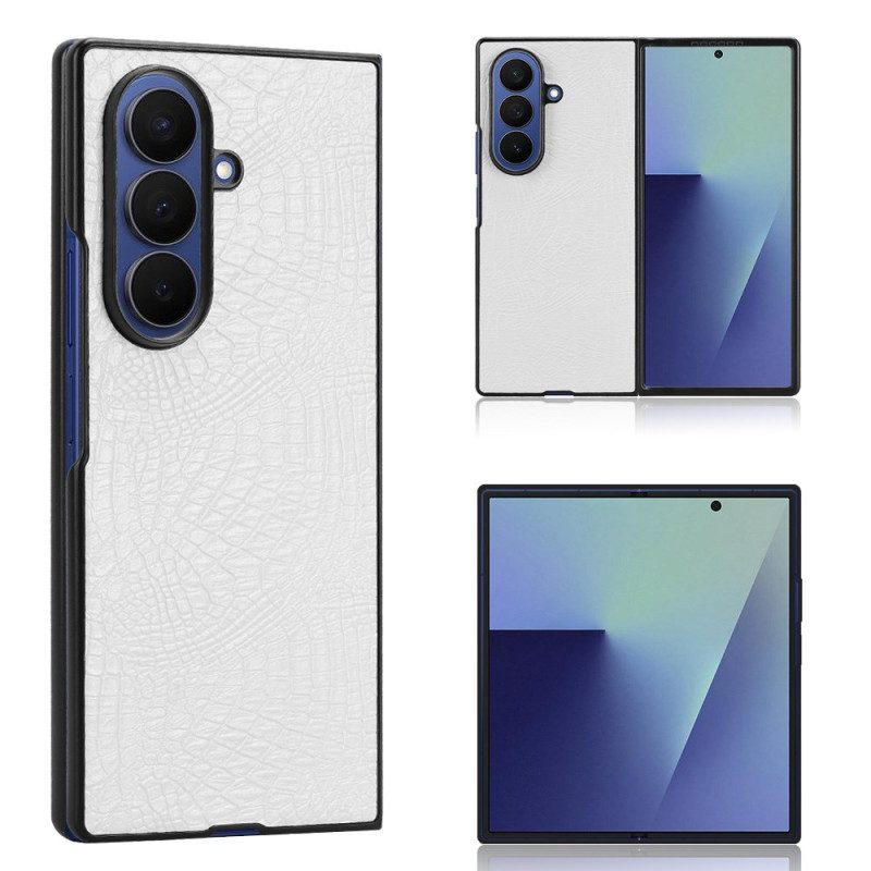 Skal För Samsung Galaxy Z Fold 7 Krokodileffekt