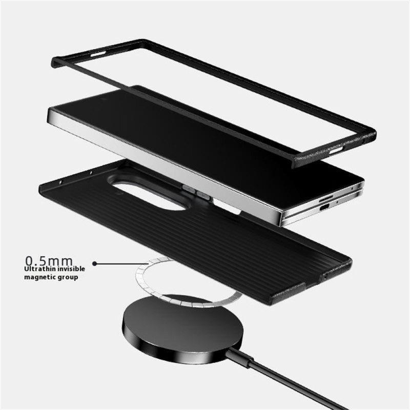 Skal För Samsung Galaxy Z Fold 7 Magsafe-kompatibel Krokodilmodell Abeel