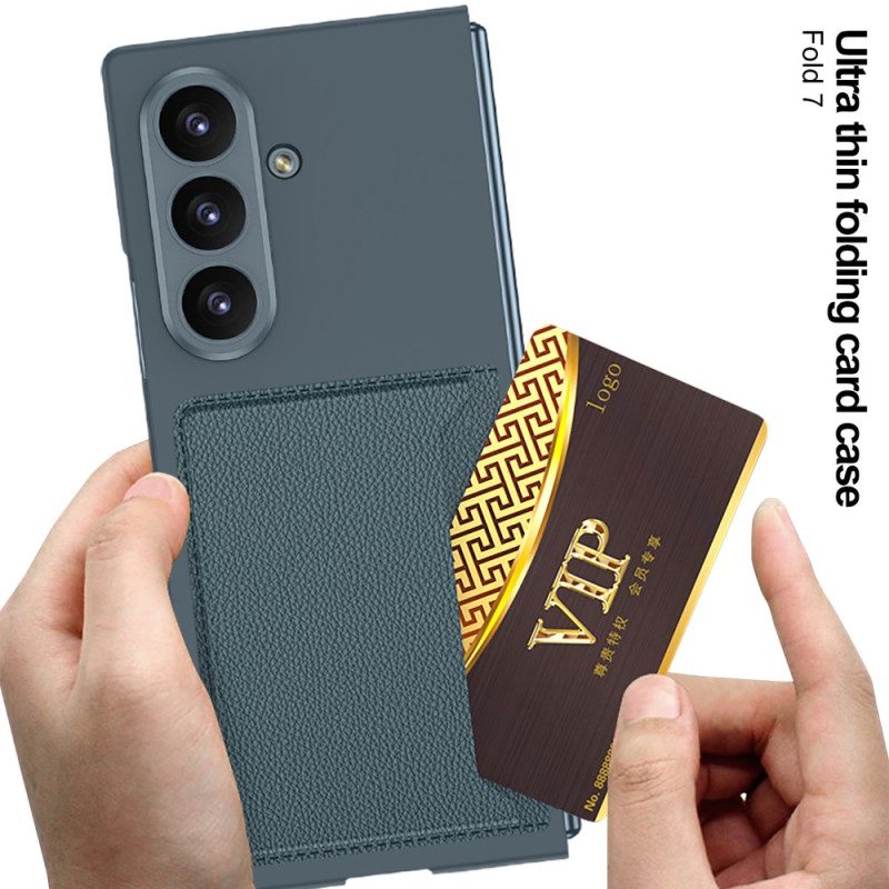 Skal För Samsung Galaxy Z Fold 7 Smal Korthållare