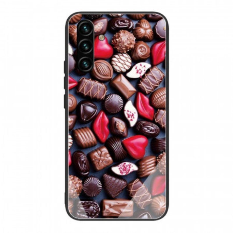 Skal Samsung Galaxy A13 5G / A04s Chokladhärdat Glas