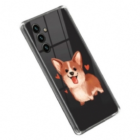 Skal Samsung Galaxy A14 / A14 5G Genomskinlig Hund