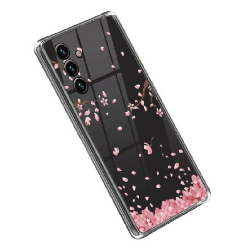 Skal Samsung Galaxy A14 / A14 5G Sömlösa Rosa Blommor