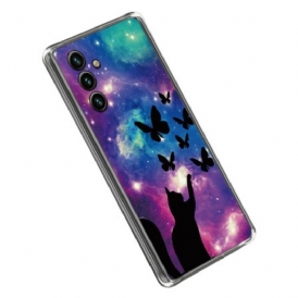 Skal Samsung Galaxy A14 / A14 5G Space Cat Silikon