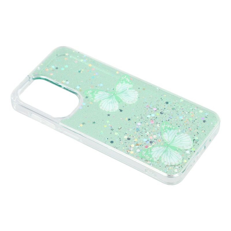 Skal Samsung Galaxy A17 4g / 5g Glittrande Fjärilar