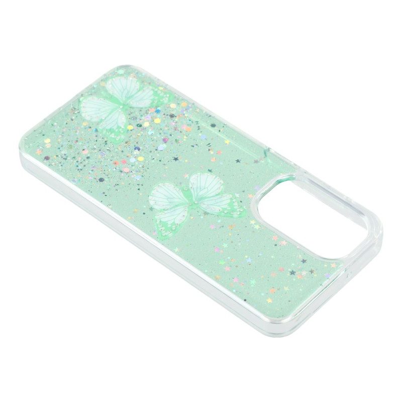 Skal Samsung Galaxy A17 4g / 5g Glittrande Fjärilar