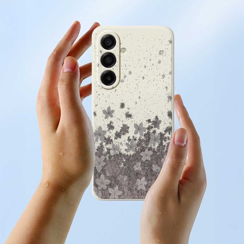 Skal Samsung Galaxy A17 4g / 5g Grå Blommig
