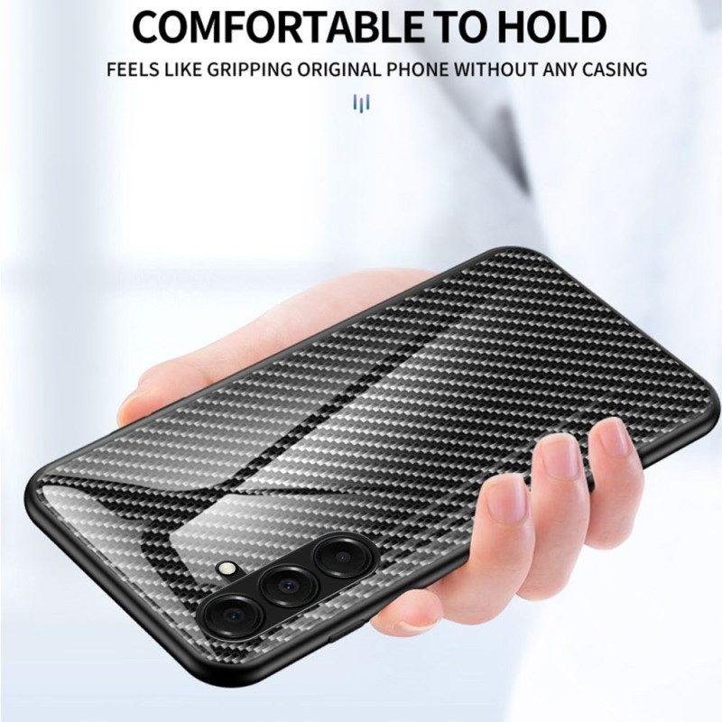 Skal Samsung Galaxy A17 4g / 5g Härdat Glas I Kolfiber