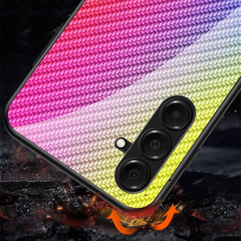 Skal Samsung Galaxy A17 4g / 5g Härdat Glas I Kolfiber