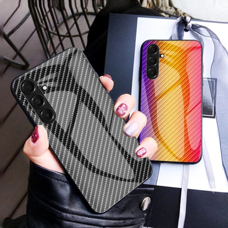 Skal Samsung Galaxy A17 4g / 5g Härdat Glas I Kolfiber