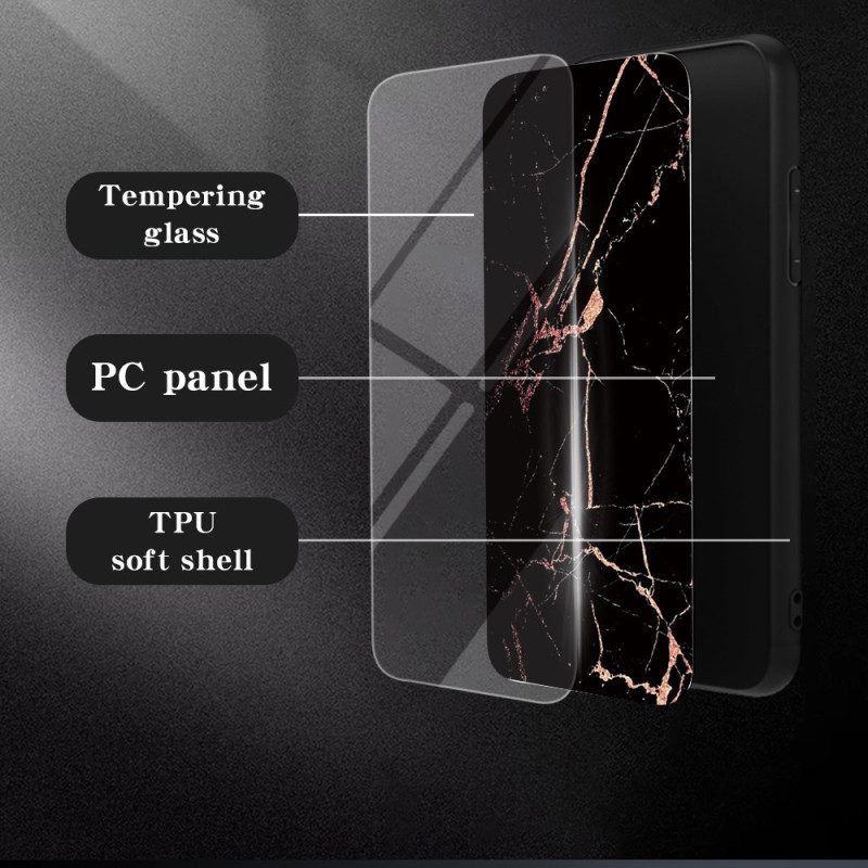 Skal Samsung Galaxy A17 4g / 5g Härdat Glas Marmor