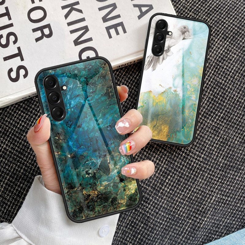Skal Samsung Galaxy A17 4g / 5g Härdat Glas Marmor