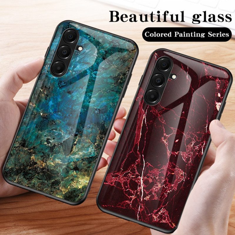 Skal Samsung Galaxy A17 4g / 5g Härdat Glas Marmor