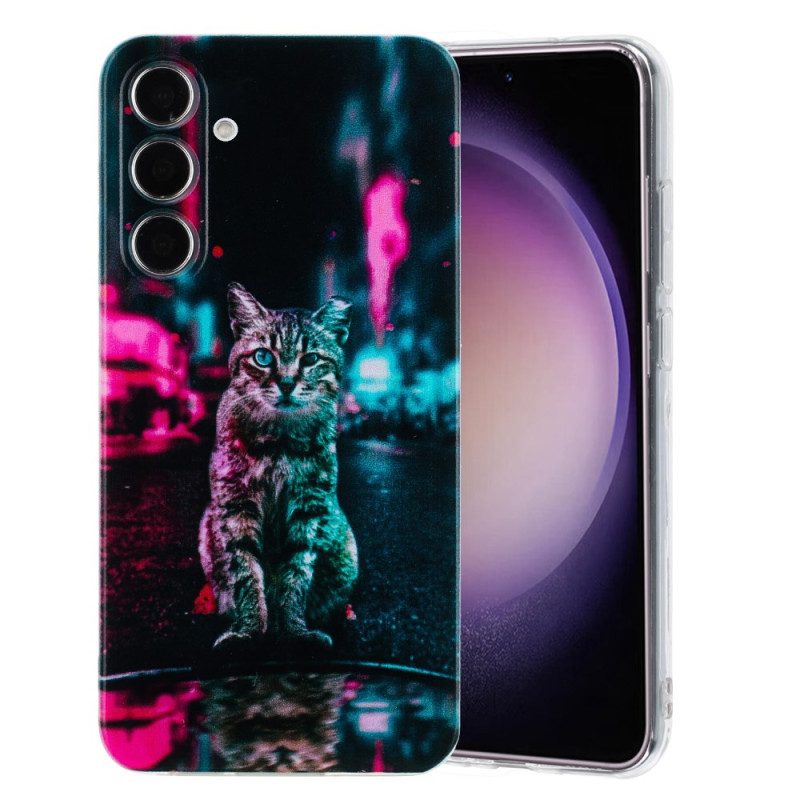Skal Samsung Galaxy A17 4g / 5g Katt Med Trafikljus
