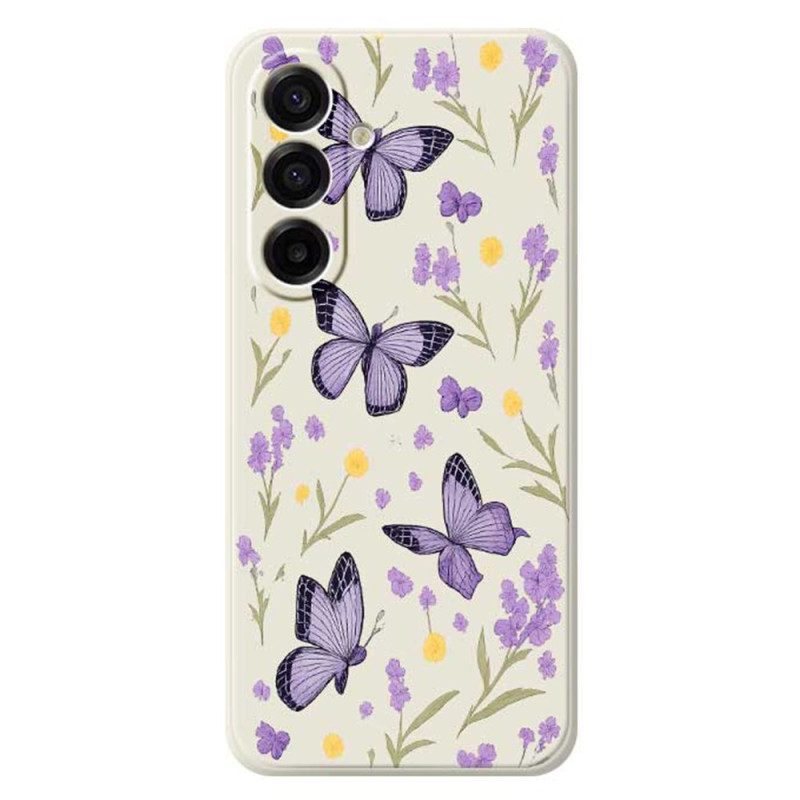Skal Samsung Galaxy A17 4g / 5g Lila Fjärilar