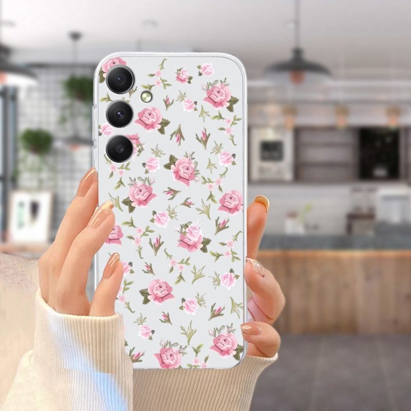 Skal Samsung Galaxy A17 4g / 5g Rosa Blommönster