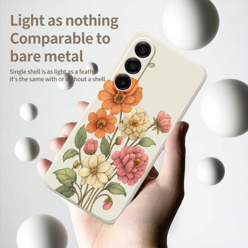 Skal Samsung Galaxy A17 4g / 5g Telefonfodral Blommönster